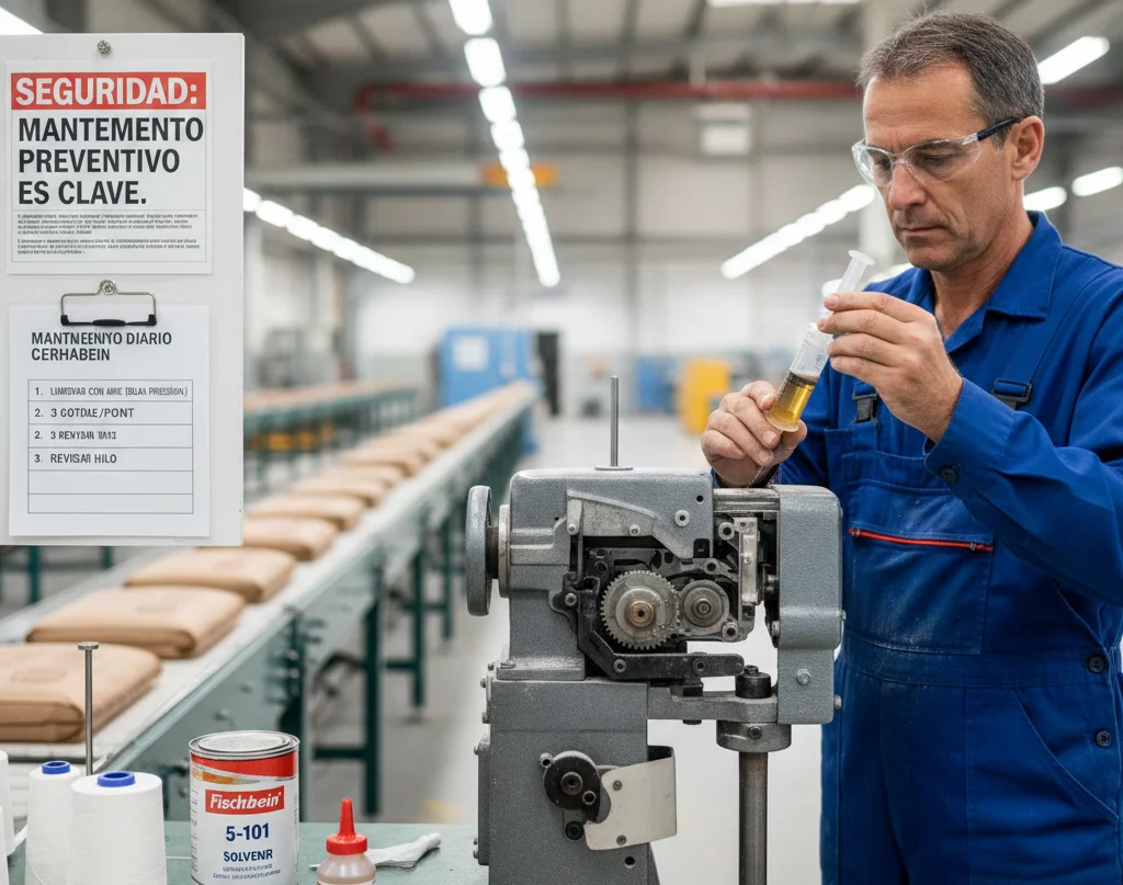 Qué aceite usar en una cerradora Fischbein