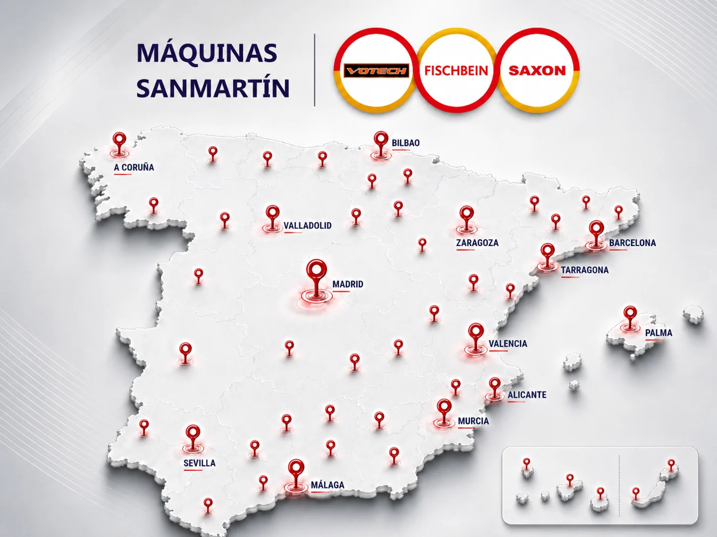 mapa-distribucion-oficial-fischbein-saxon-votech-españa