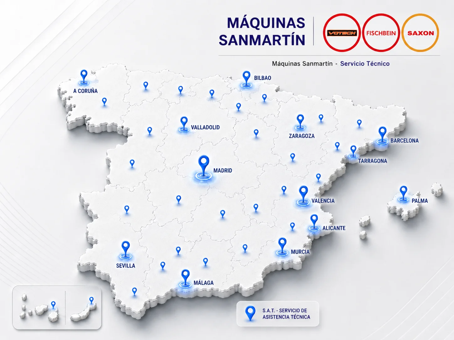 mapa-sat-asistencia-tecnica-fischbein-saxon-votech-espana