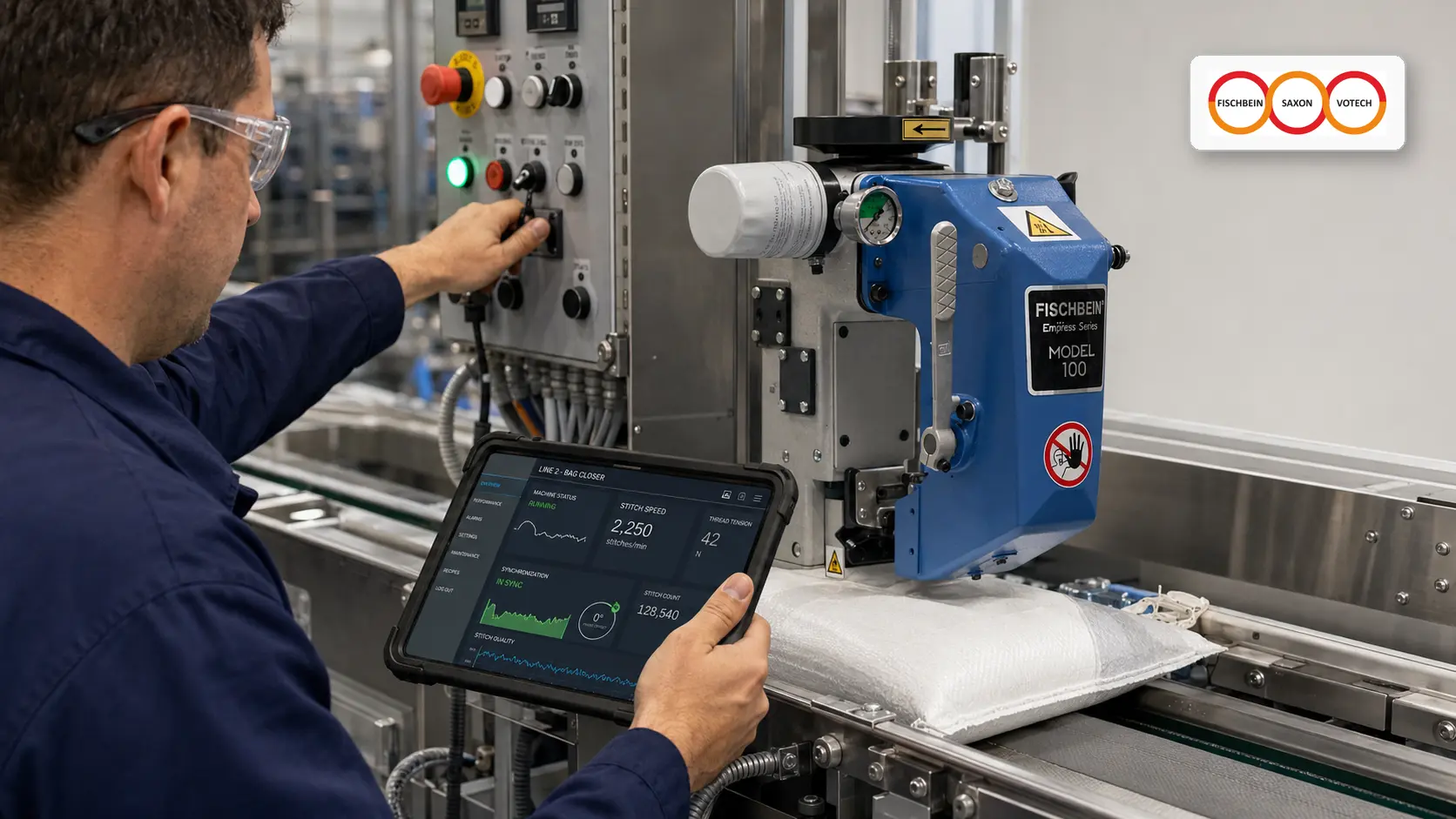 servicio tecnico fischbein valencia calibracion de automatismos en planta